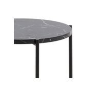 JADEN Side Table Small 45cm - Black & White gallery detail image
