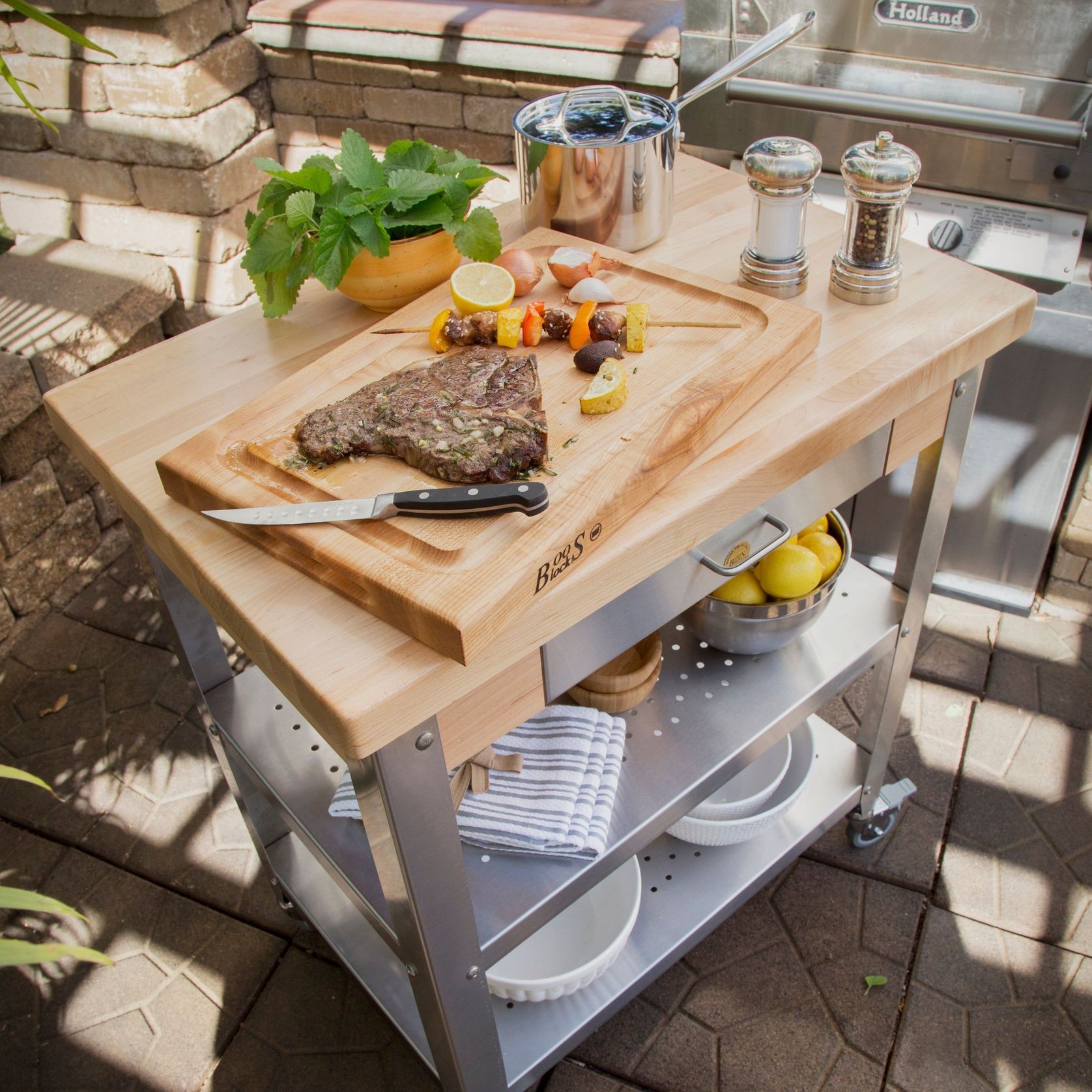 Boos Block Cutting Board Maple With Juice Groove gallery detail image