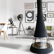 Jc Bordelet Linea 914 Suspended Fireplace gallery detail image