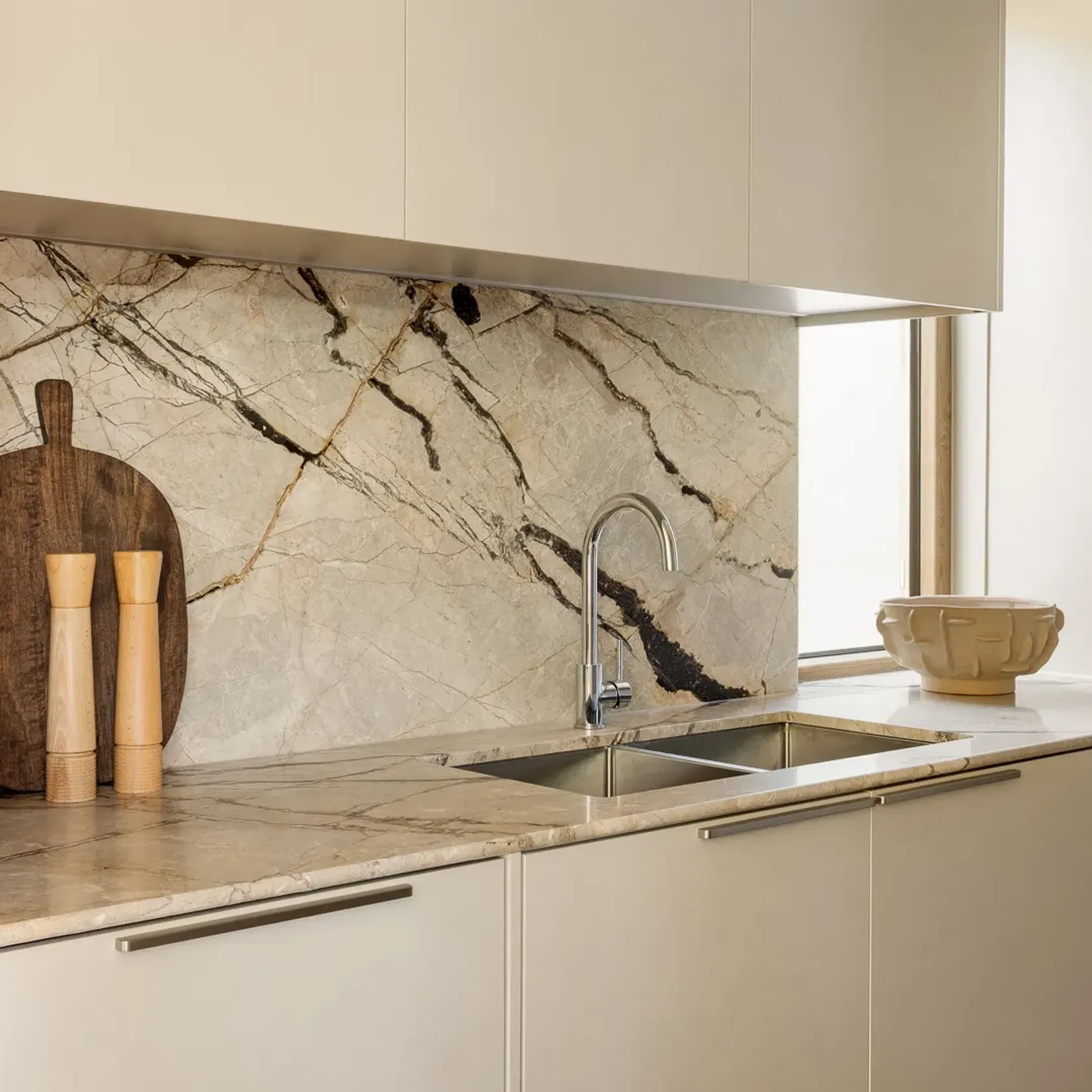 Silver Root Marble Benchtop gallery detail image