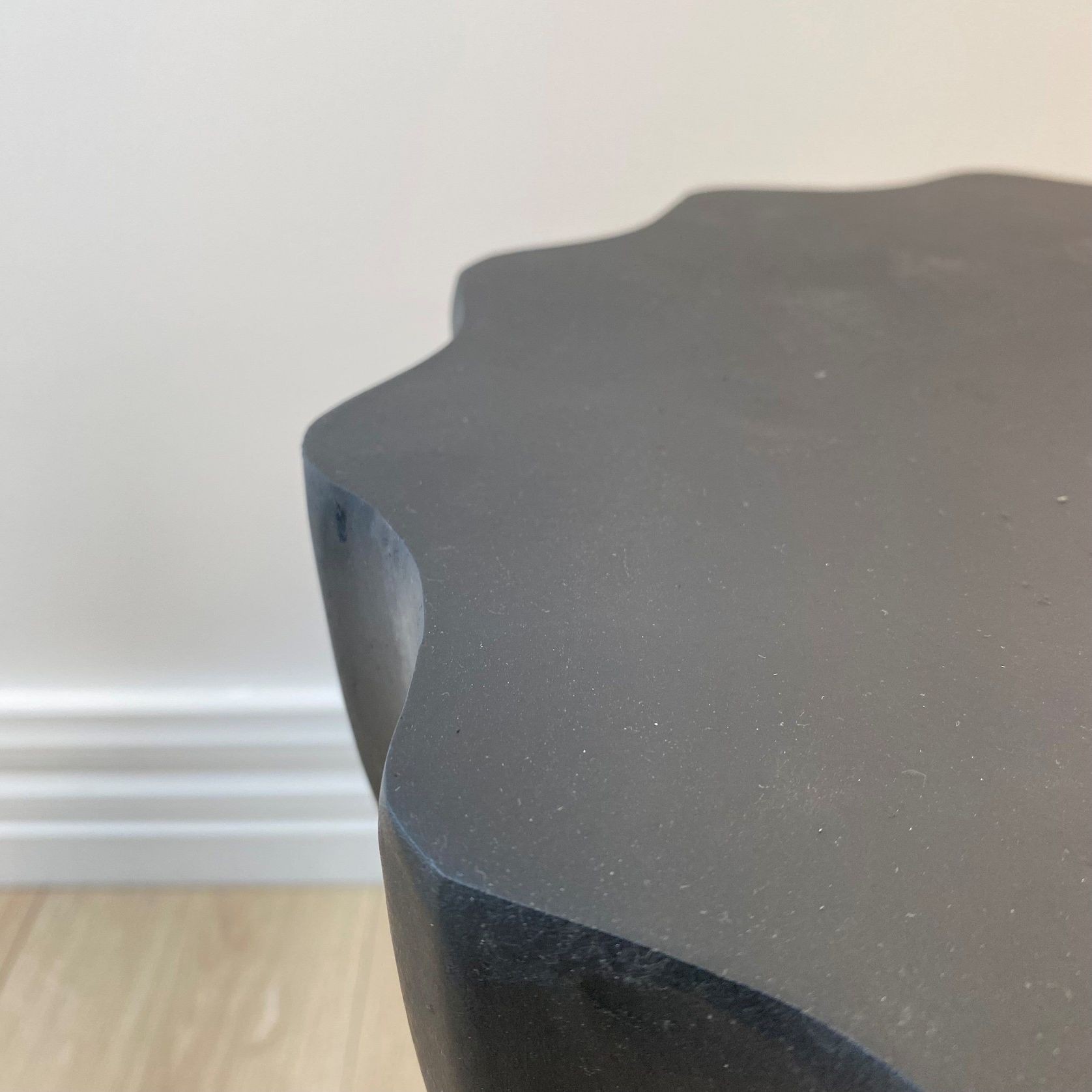 Fluted Side Table- Black gallery detail image