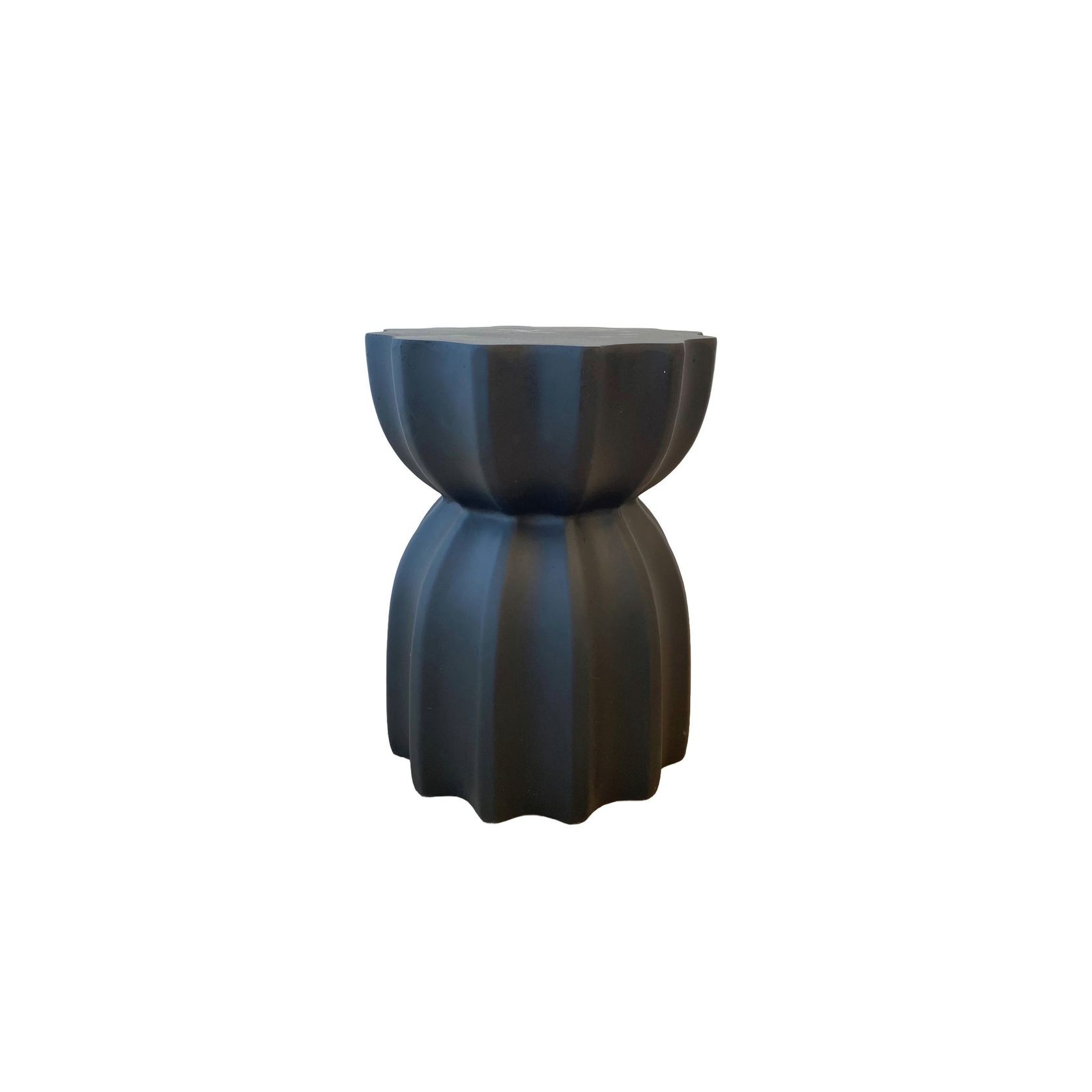 Fluted Side Table- Black gallery detail image