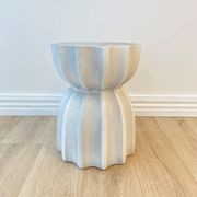 Fluted Side Table- Stone gallery detail image