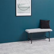 JORY Bench Seat 100CM - Light Grey gallery detail image
