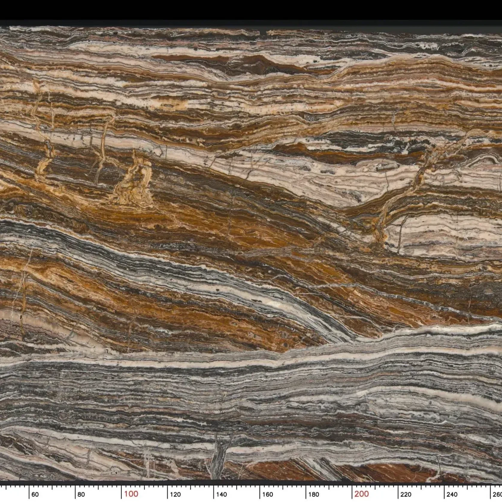 Jurassic Vein Cut Travertine Benchtop gallery detail image