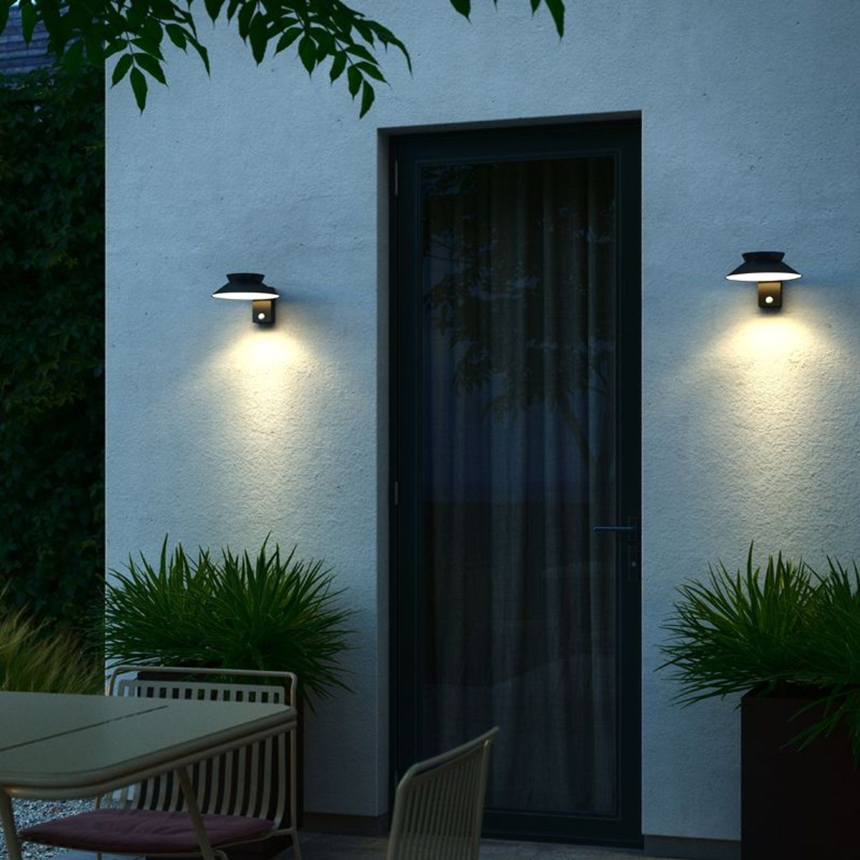 Justina Solar Wall Light gallery detail image