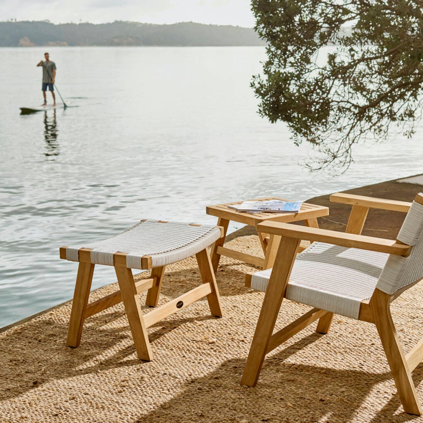 Jackson Footstool | Outdoor Furniture gallery detail image