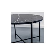 JADEN Side Table Large 60cm - Black & White gallery detail image