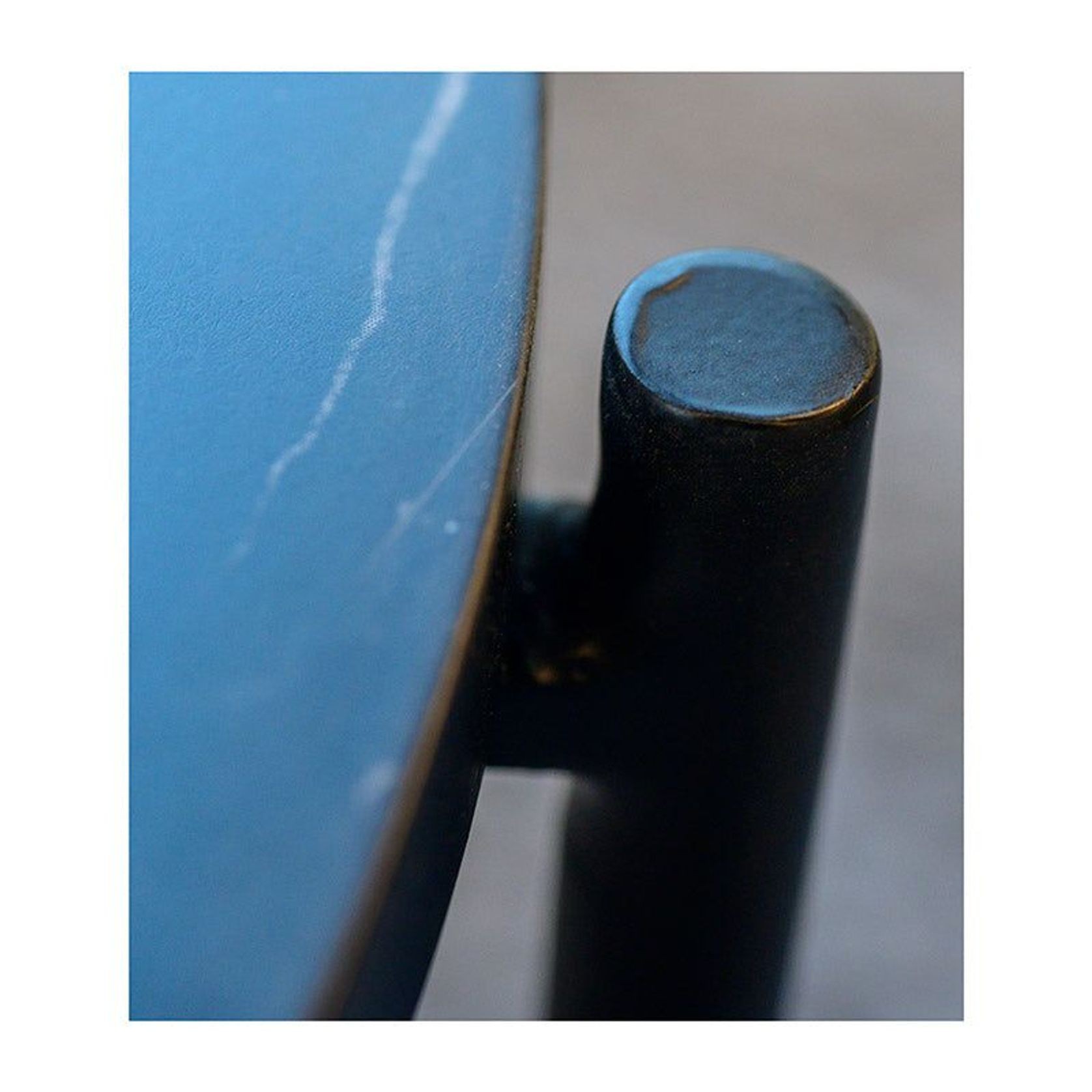 JADEN Side Table Large 60cm - Black & White gallery detail image