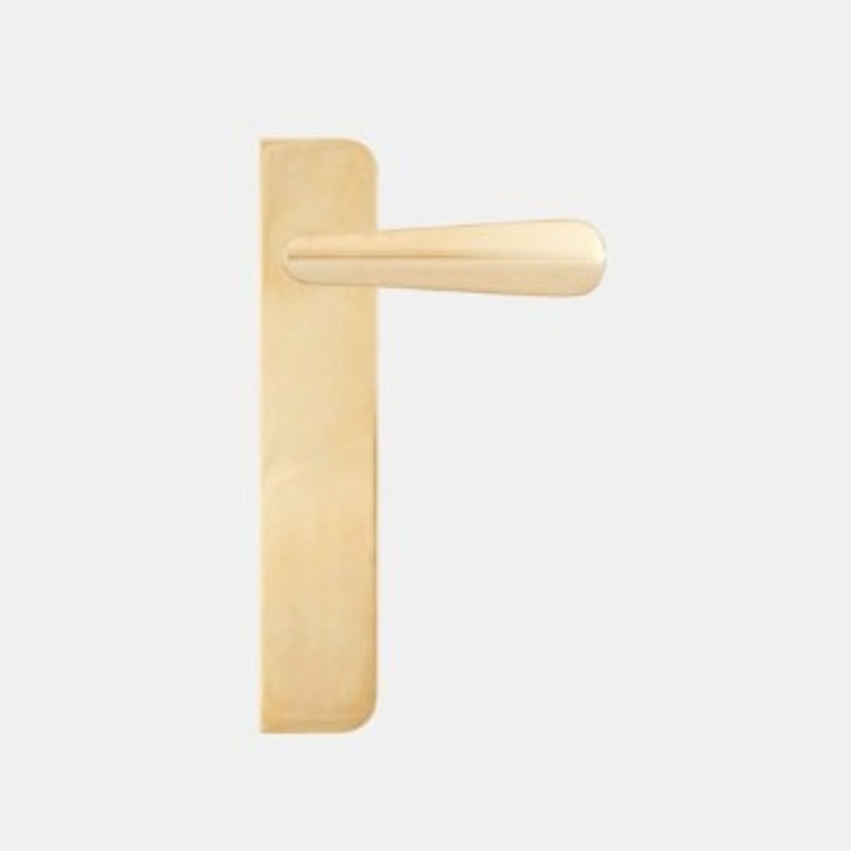 Phyllibert Lever Handle on Small Plate gallery detail image