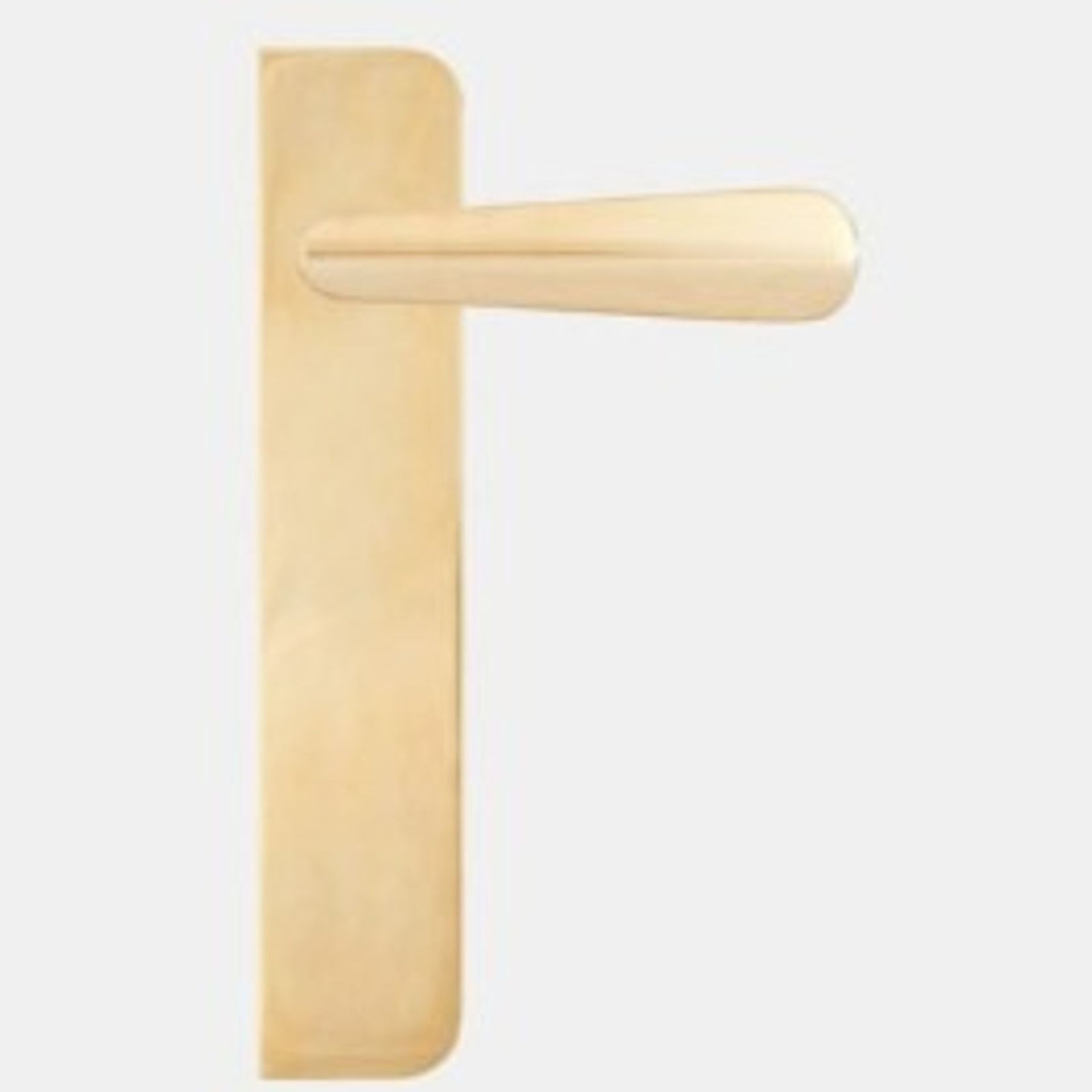 Phyllibert Lever Handle on Small Plate gallery detail image