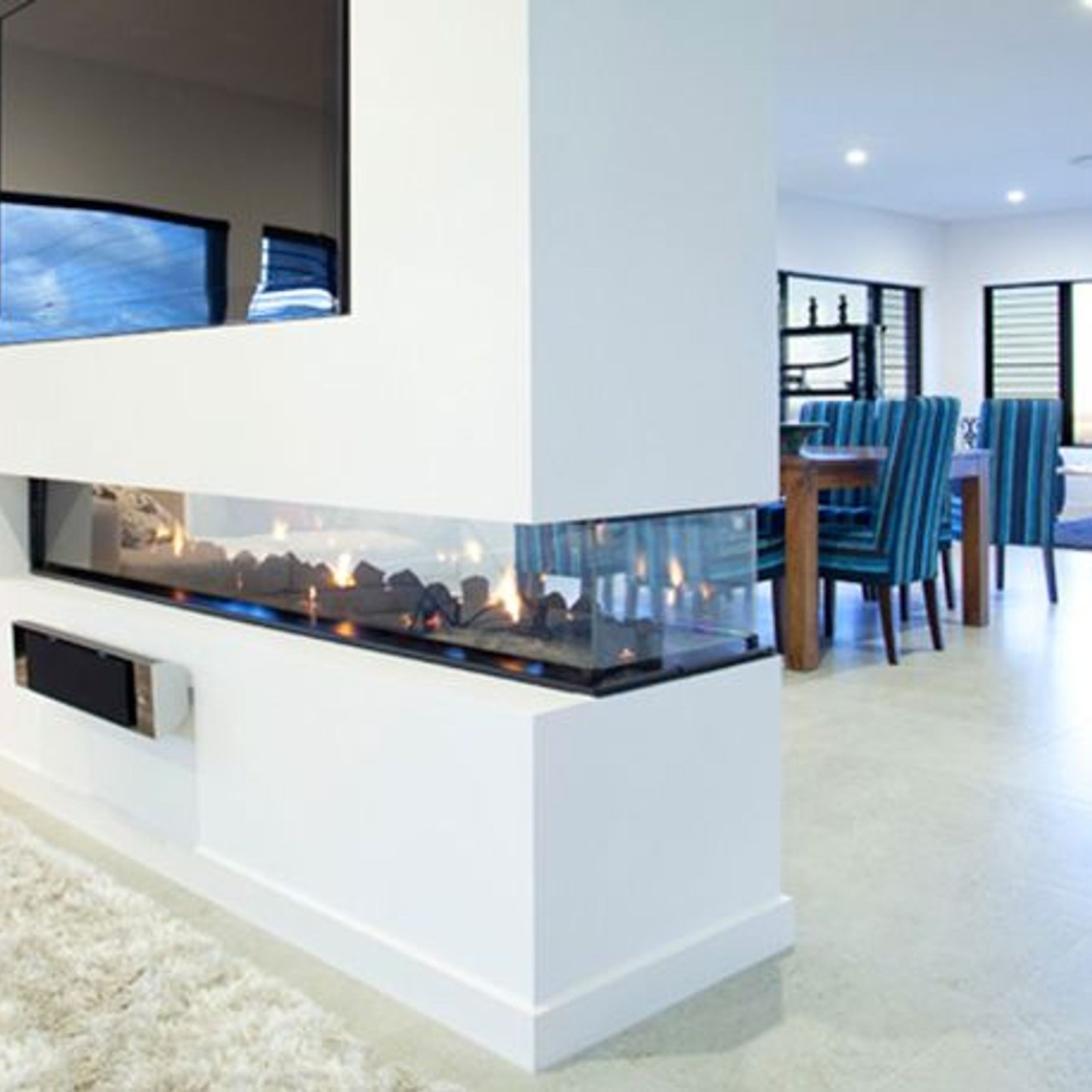 Jetmaster 3 x Sided Gas Fireplace 1100 gallery detail image
