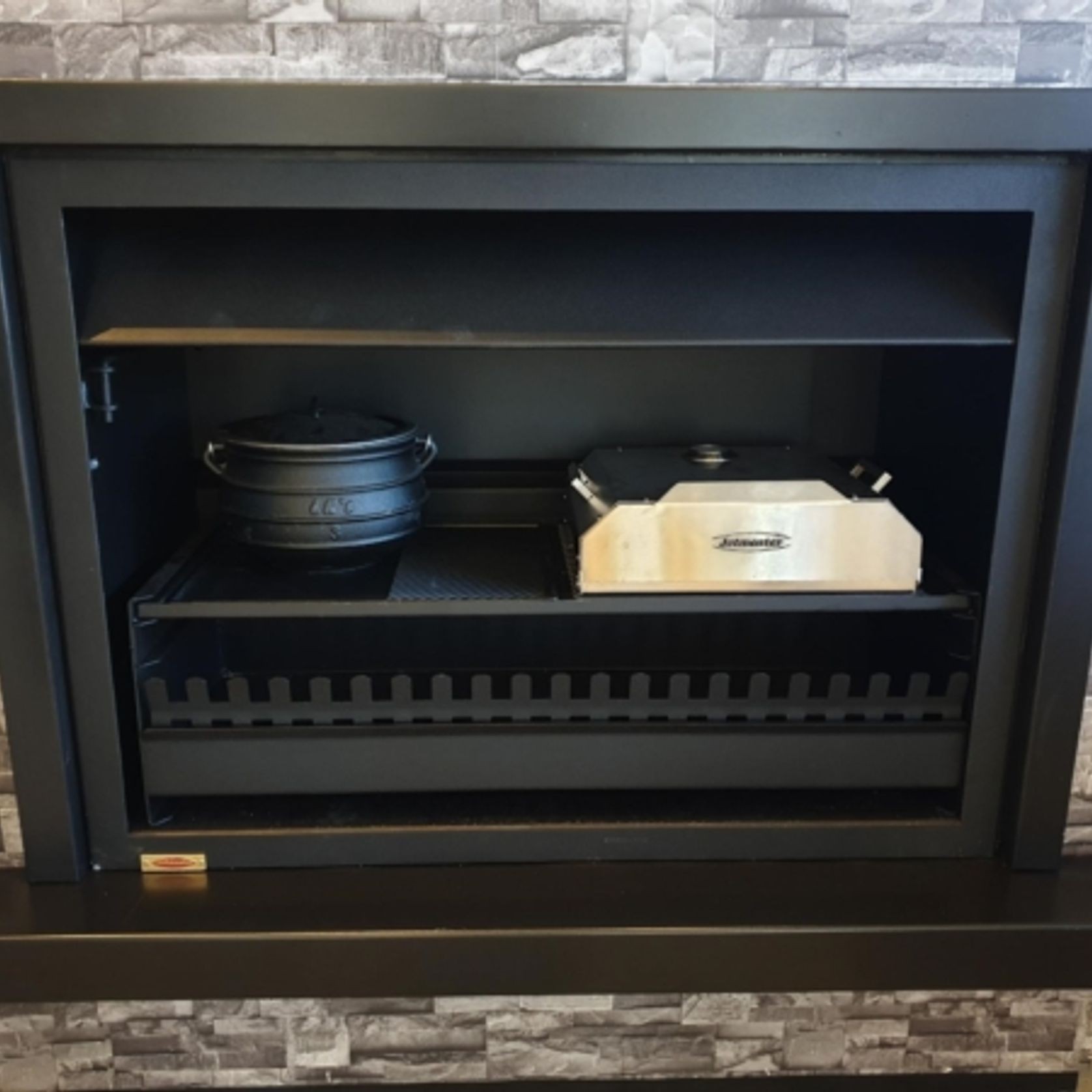 Jetmaster Quadro Outdoor Wood Fire ArchiPro NZ