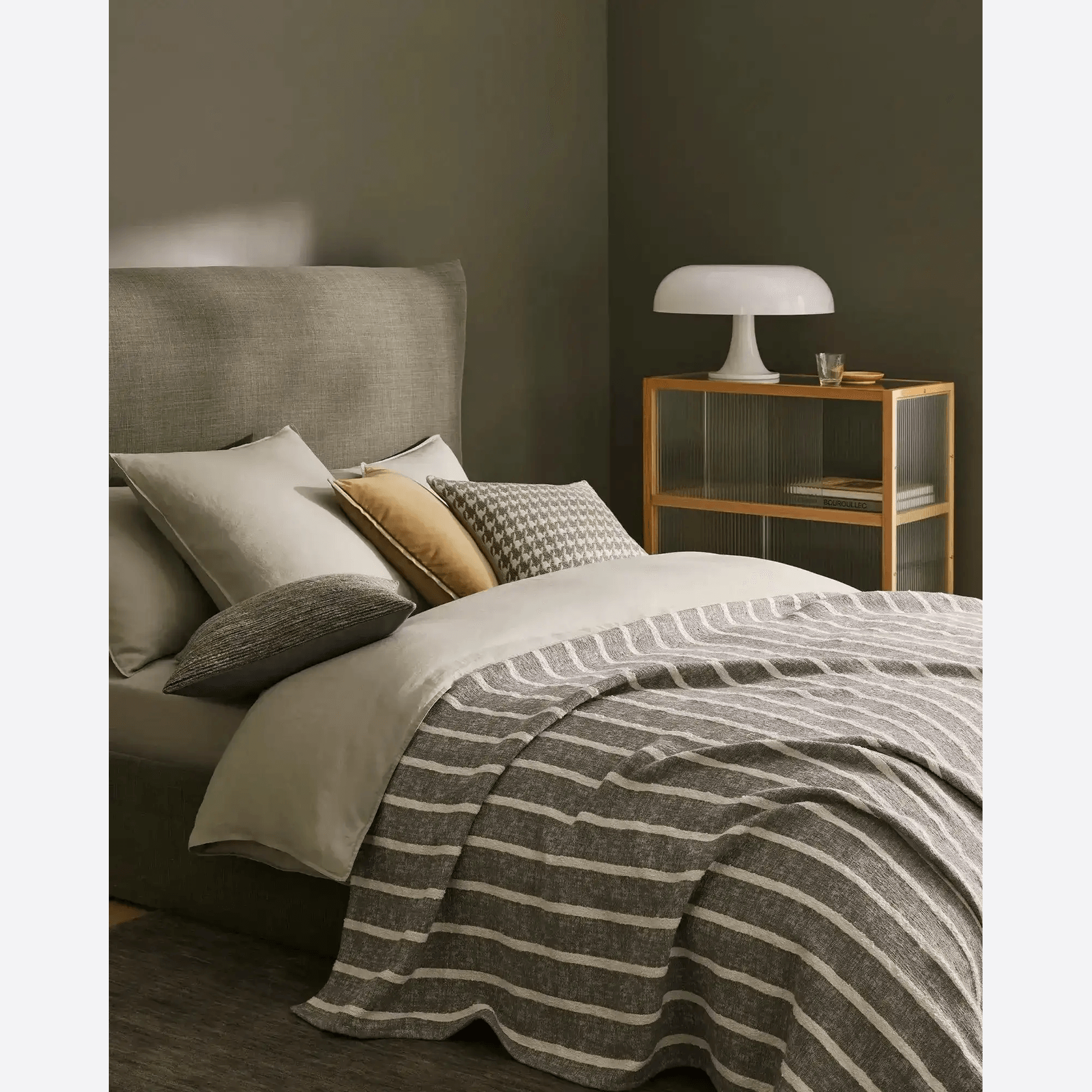 Ravello Pillowcase Pair - Sage | Standard, King, or Euro Size gallery detail image