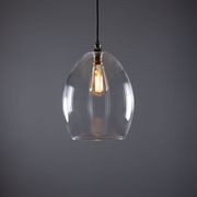 Jules Fine Ribbed Glass Pendant gallery detail image