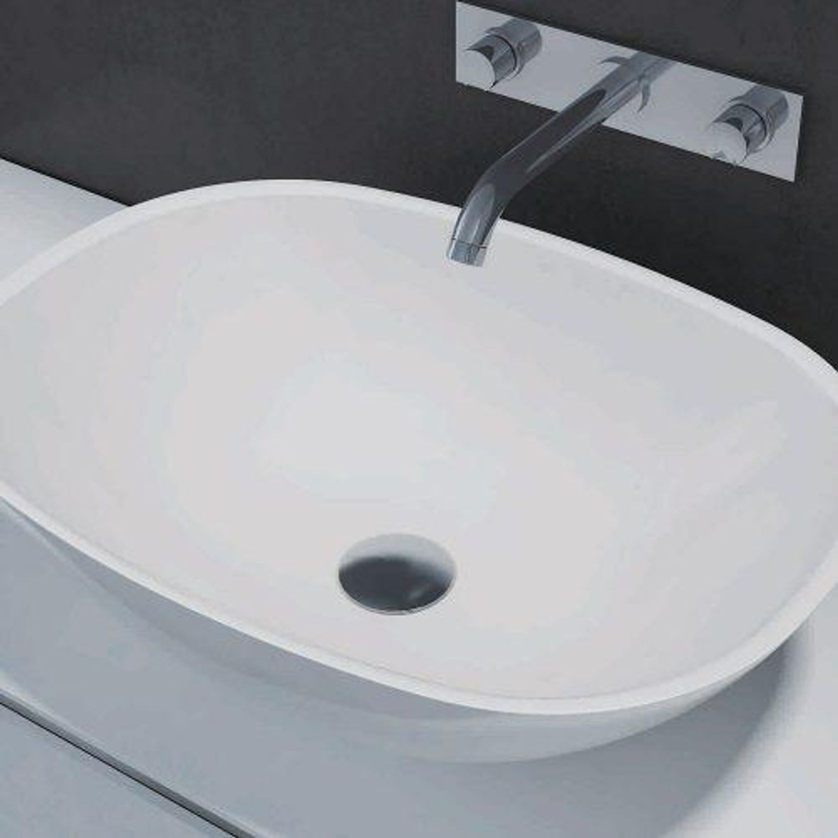 Pietra Bianca Julia Stone Basin gallery detail image