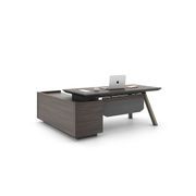 KAISON Executive Desk with Reversible Return 2M - Brown Grey gallery detail image