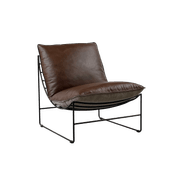 Leonardo Leather Lounge Chair gallery detail image