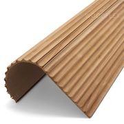 WOODFLEX Flexible Solid Paulownia Wood Slat Wall Panel - 2700mm x 600mm - Wave gallery detail image