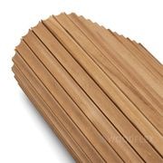 WOODFLEX Flexible Solid Paulownia Wood Slat Wall Panel - 2700mm x 600mm - Wave gallery detail image