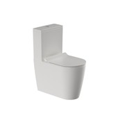 Kube X Rimless Back To Wall Toilet Suite Matt White Slim Seat gallery detail image