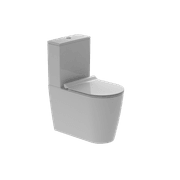Kube X Rimless Back To Wall Toilet Suite Gloss White Slim Seat gallery detail image