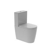 Kube X Rimless Back To Wall Toilet Suite Gloss White Thick Seat gallery detail image