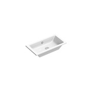 Kube X 80 Inset Basin Gloss White gallery detail image