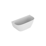 Kurv 1500 Back To Wall Bath Matt White gallery detail image