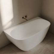 Kurv 1500 Back To Wall Bath Matt White gallery detail image