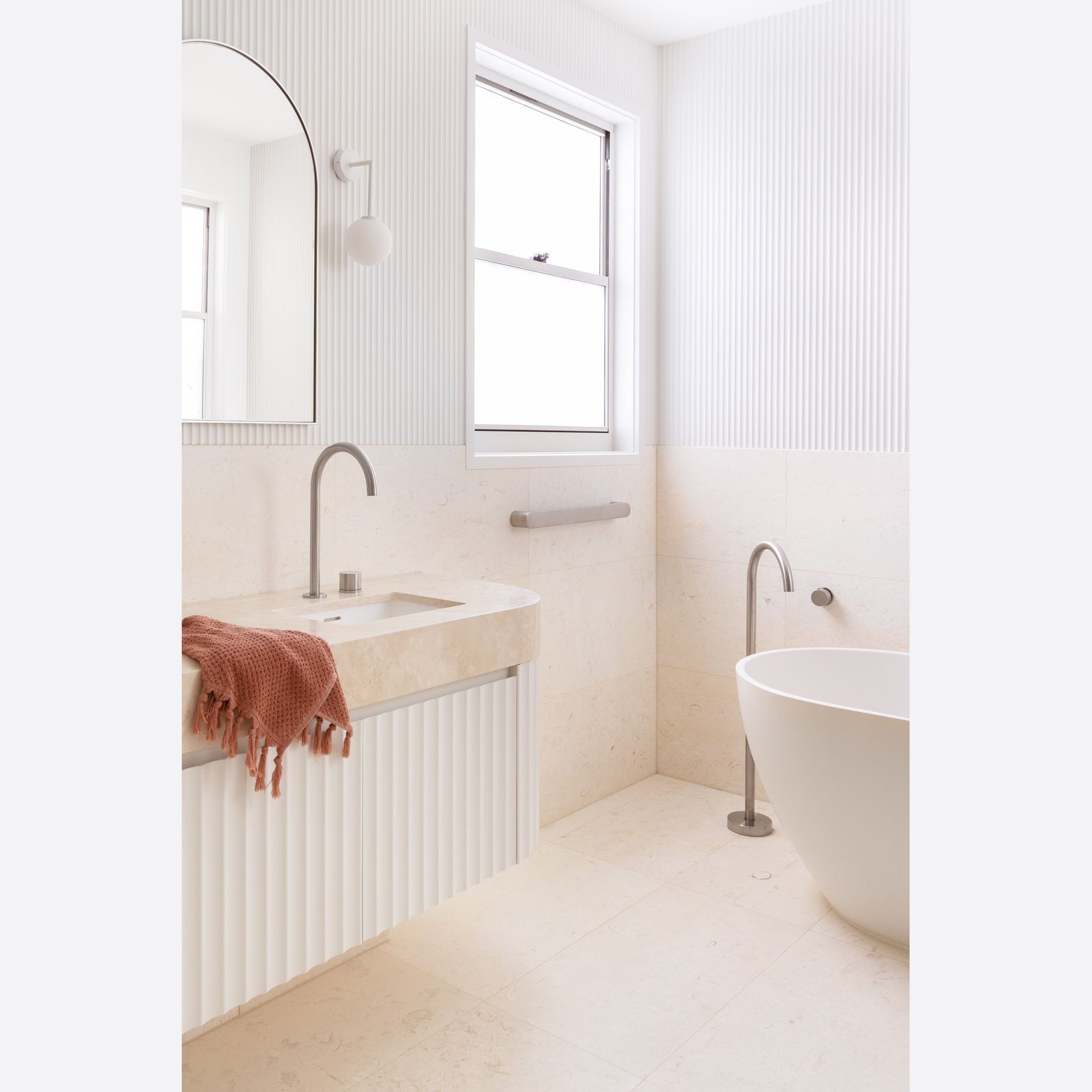 Milani Heated Towel Rail gallery detail image
