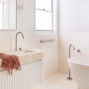 Milani Heated Towel Rail gallery detail image