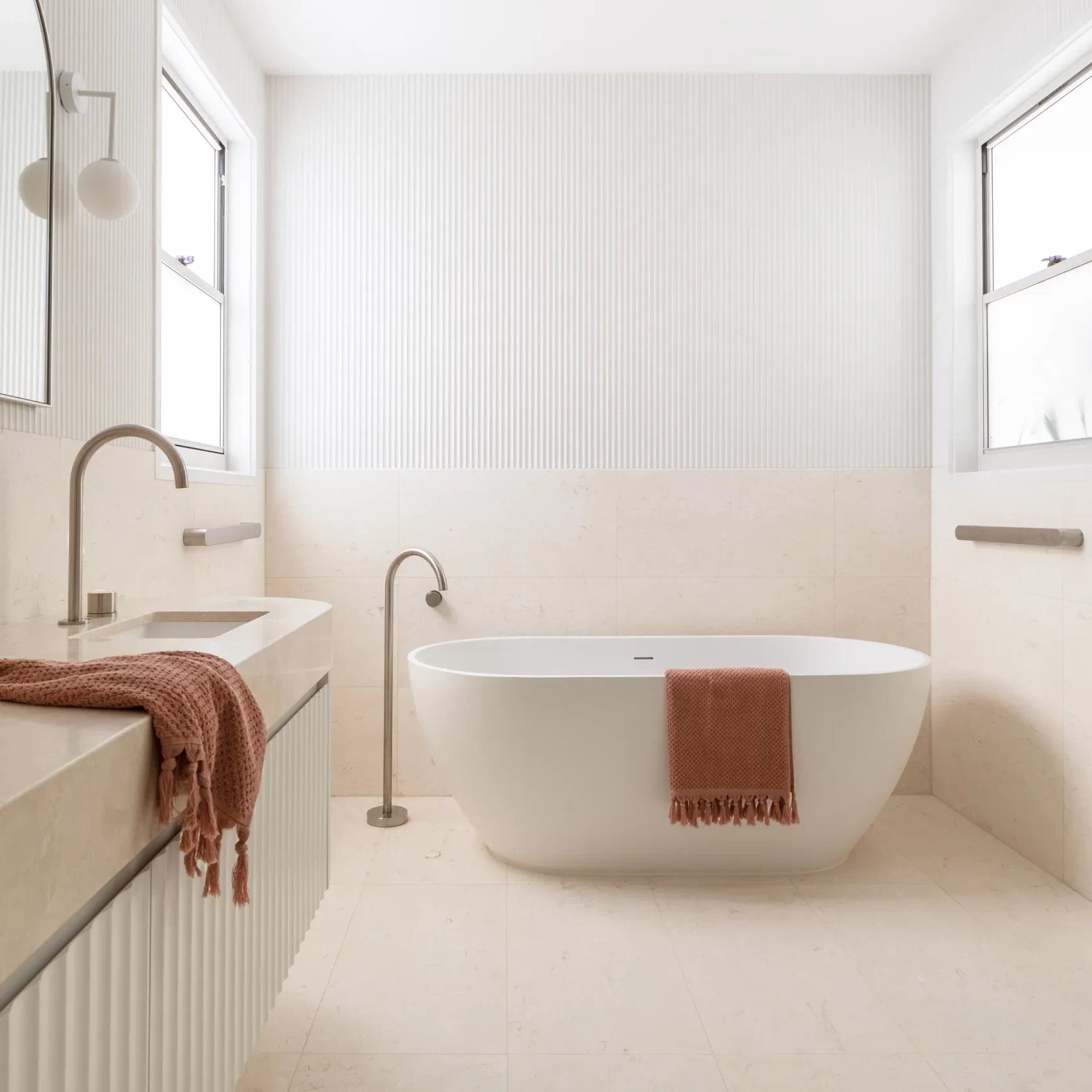 Milani Heated Towel Rail gallery detail image