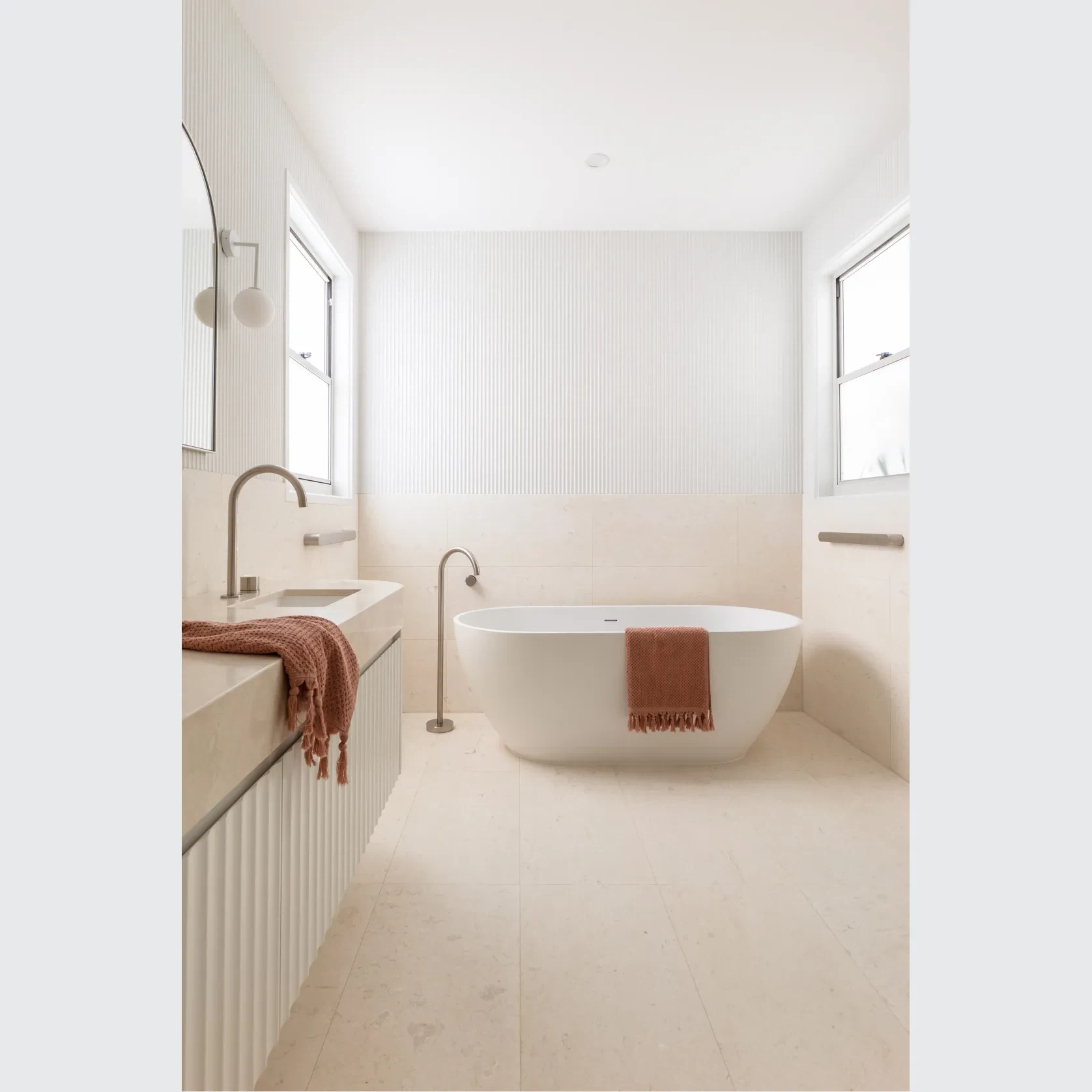 Milani Heated Towel Rail gallery detail image