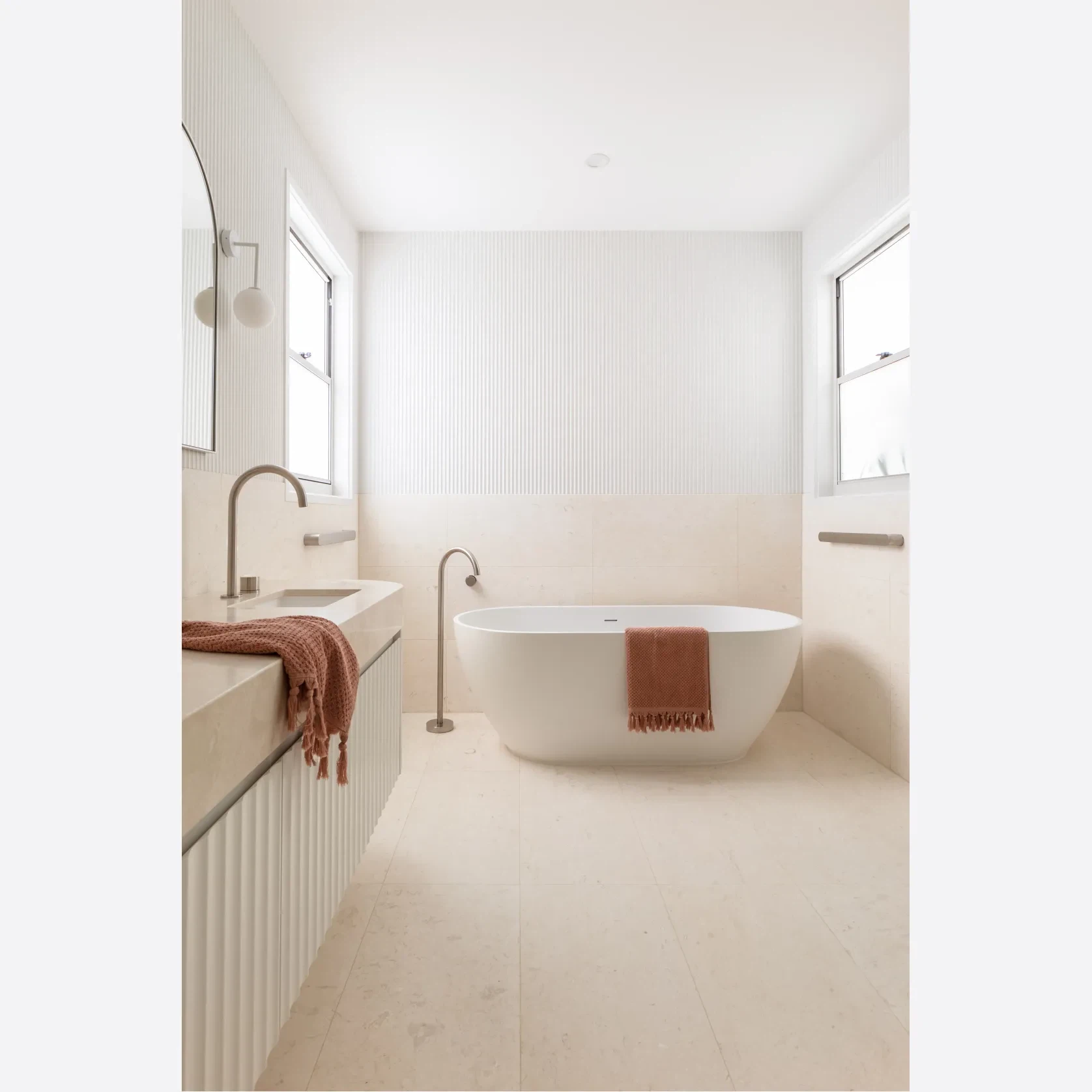 Milani Heated Towel Rail gallery detail image