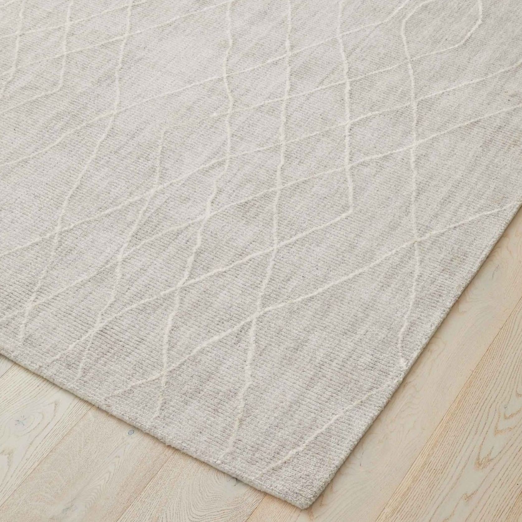 Weave Home Katari Rug - Moon | Wool Blend Floor Rug | 2m x 3m gallery detail image