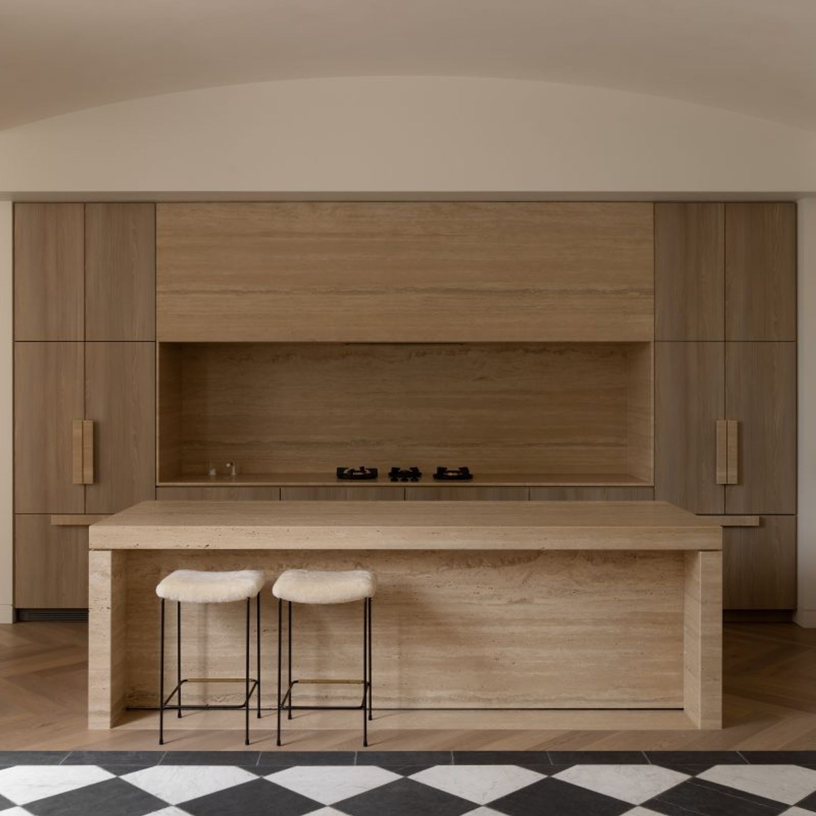 Travertine Roman Classic Light | Natural Stone Slab gallery detail image