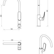 Kaza Sink Mixer gallery detail image
