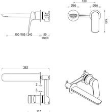Kaza Wall | Spout Combo | 2P | Trim Kit Only gallery detail image