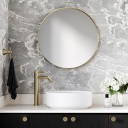 Kingsley Extended Basin Mixer - Brushed Brass gallery detail image