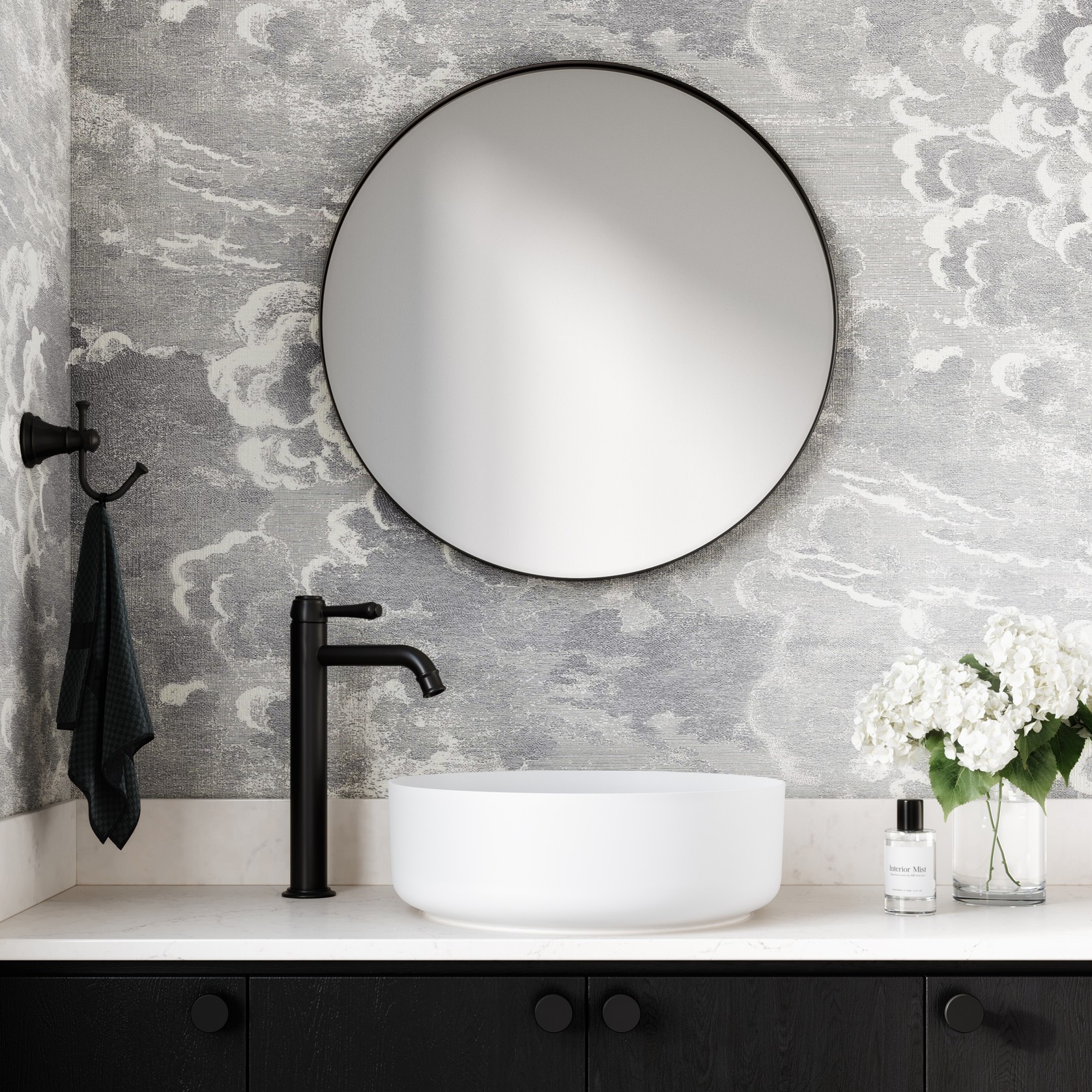 Kingsley Extended Basin Mixer - Matte Black gallery detail image
