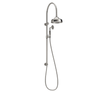 Kingsley Shower Rail Set | Brushed Nickel gallery detail image