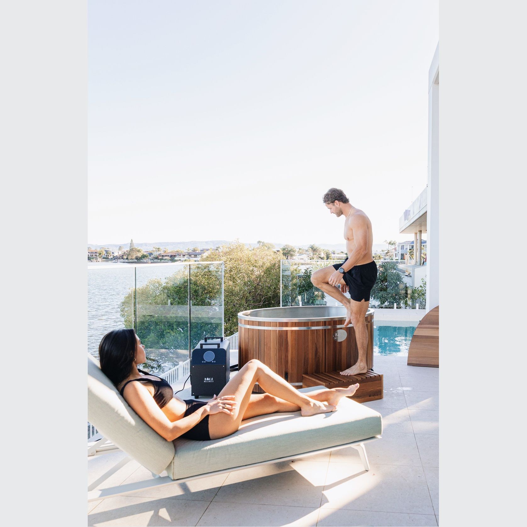 ‍Kiva Energise™ v2.0 Premium Cedar 2 Person Ice Bath gallery detail image
