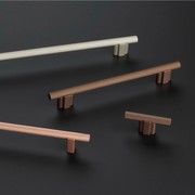 Arezzo Knurled Bar Handle - Single Fixing Post gallery detail image