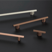 Arezzo Knurled Bar Handle - Double Fixing Post Only gallery detail image