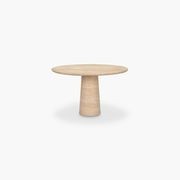 Travertine Kora Round Dining Table gallery detail image