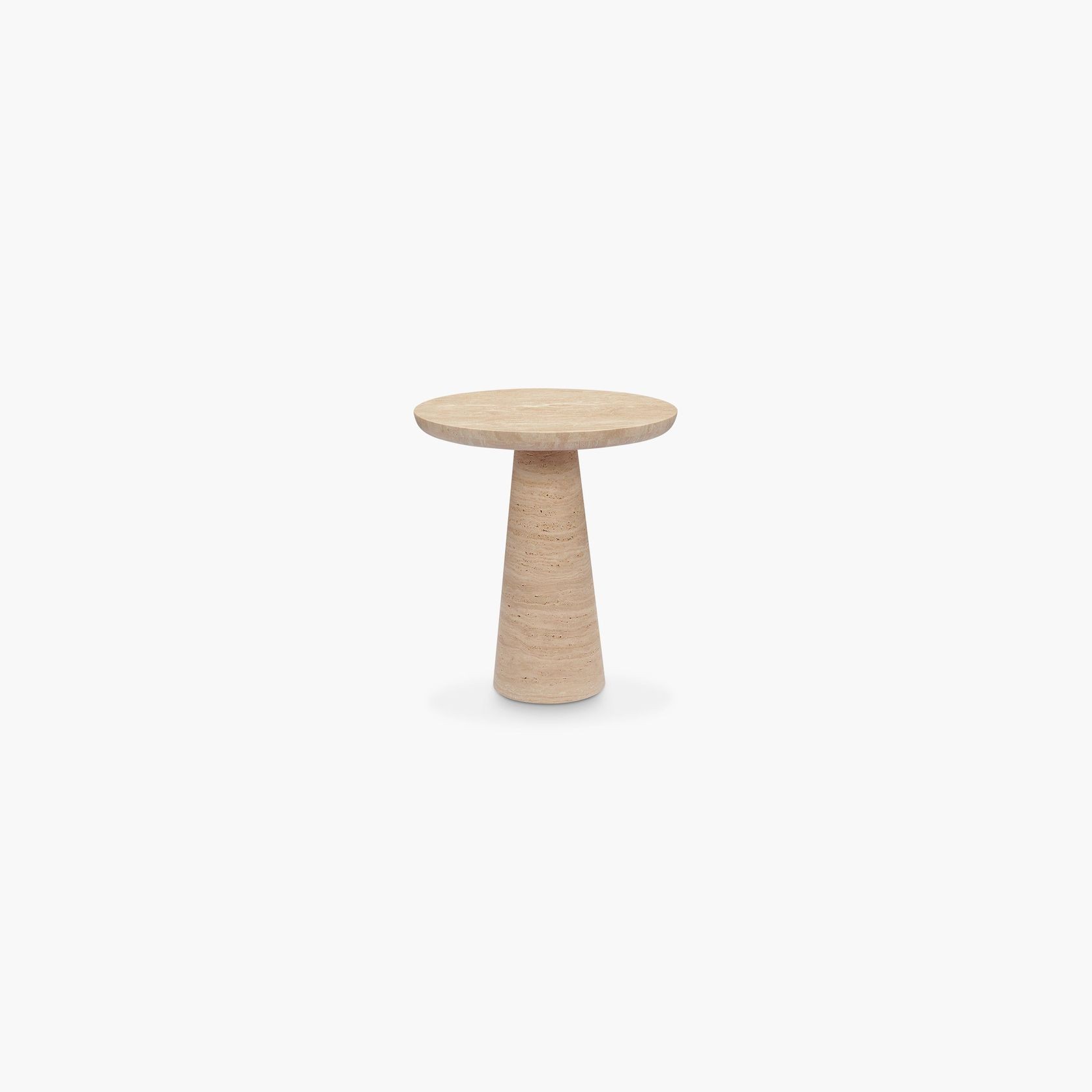 Travertine Kora Side Table gallery detail image