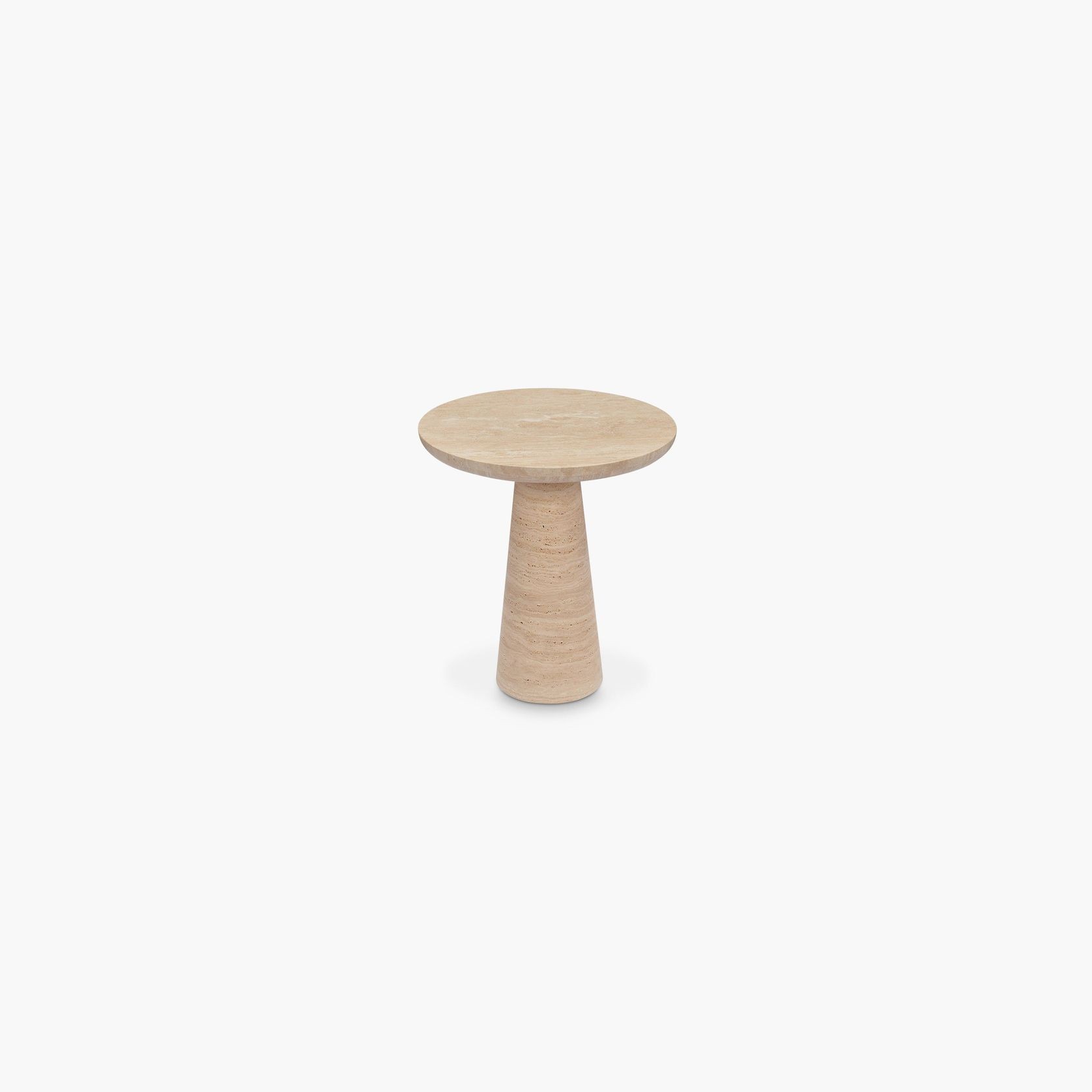 Travertine Kora Side Table gallery detail image