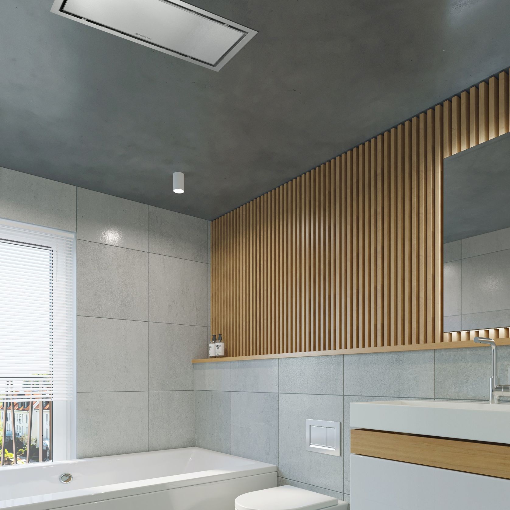 Krystal Black Ceiling Heater & Installation Kit gallery detail image