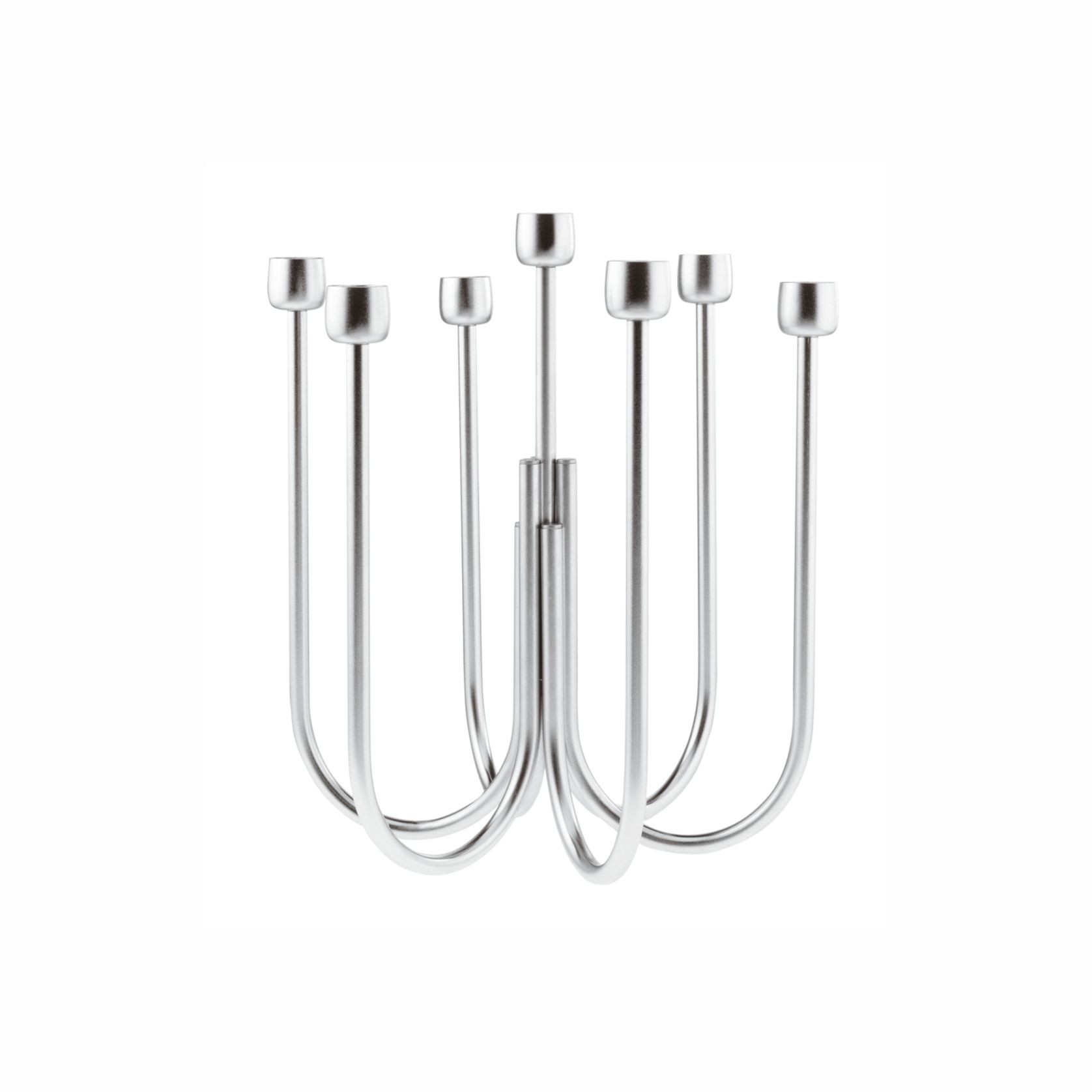 Kyma Candelabra 7 lights Hi-tech stainless gallery detail image